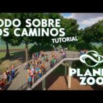 ¿Dónde están los caminos en el Planeta Zoo?