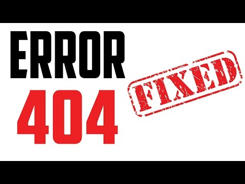 How do I get rid of error 404? - 3 - noviembre 22, 2021