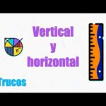 ¿Cuál es vertical u horizontal hacia arriba y hacia abajo?