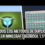 ¿Cómo se duplican los objetos en Minecraft bedrock creative?