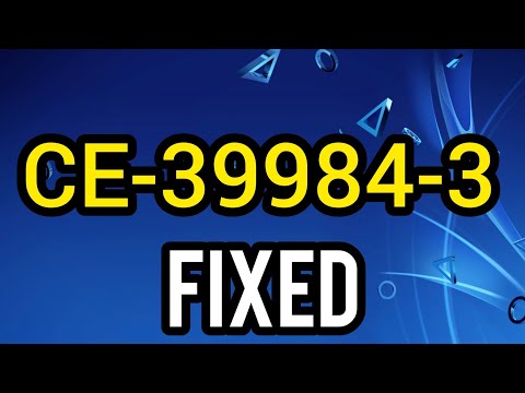 ¿Cómo puedo solucionar el error CE 39984 3? - 3 - noviembre 16, 2021