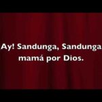Escritura de la cancion sandunga en zapoteco