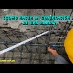 Cimiento para barda perimetral