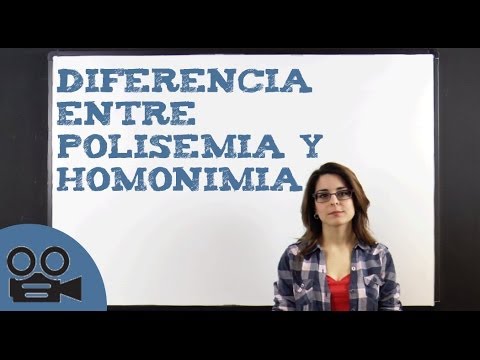 Diferencia entre polisemia y homonimia - 13 - abril 16, 2022