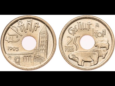 Valioso moneda 25 pesetas agujero - 3 - abril 16, 2022