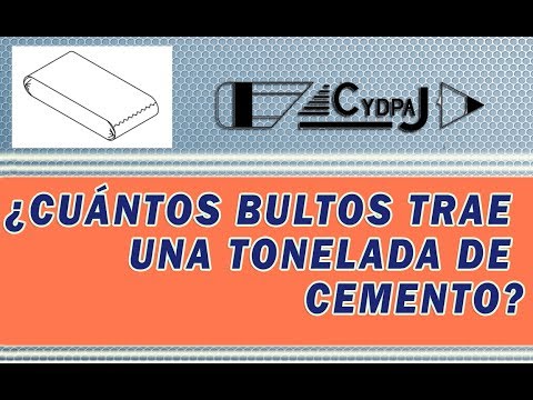 Cuantos bultos de cemento trae una tonelada - 25 - abril 16, 2022
