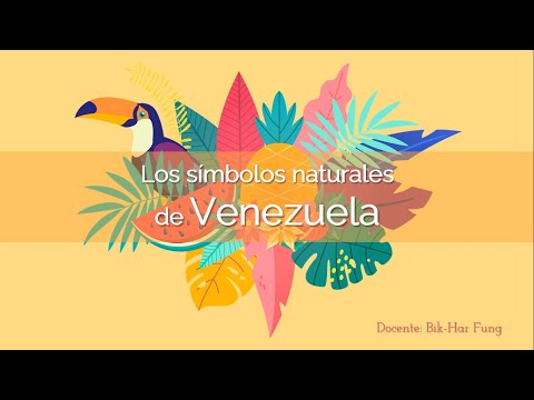 Simbolos naturales de venezuela - 3 - abril 15, 2022