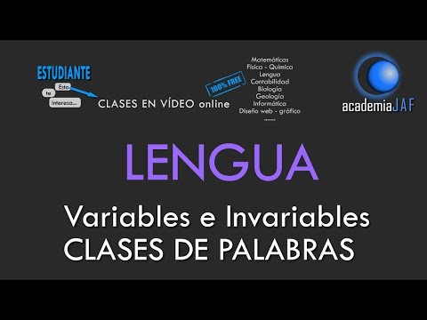 Palabras variables e invariables ejemplos - 3 - abril 13, 2022