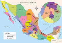 mapa de la república mexicana con nombres y capitales