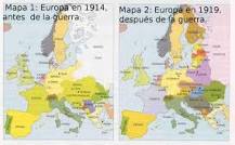 ¿Cómo estaba dividido Europa antes de la Primera Guerra Mundial?