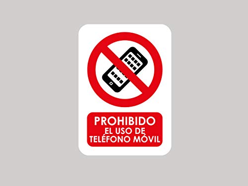 Señal prohibido uso de celular - 3 - marzo 30, 2022