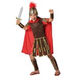 Disfraz de soldado romano con material reciclado