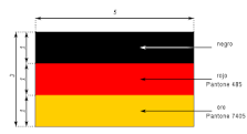 bandera alemana y belga