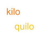 como se escribe kilo