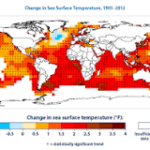 Calentando la Tierra: La Temperatura Promedio de la Atmósfera y los Océanos