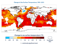 Temperaturas del Mar vs. Continentes - 3 - febrero 23, 2023