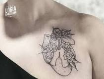 corazon y cerebro tatuaje