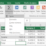 Asignar valores numéricos en Excel