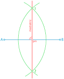 ¿Qué es una línea perpendicular en dibujo técnico?