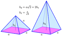 ¿Cuáles son las características de una pirámide triangular?