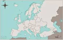 mapa hidrografico de europa