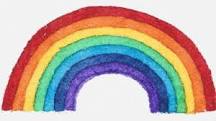 color de arcoiris en orden