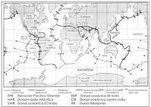 ¿Qué es una dorsal oceanica Wikipedia?