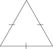 ¿Cómo se calcula la longitud de un triángulo isósceles?