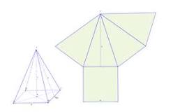 ¿Cuáles son las características de una pirámide triangular?