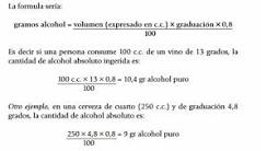 ¿Cuánto es 5% de alcohol?