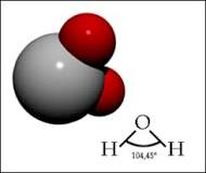 h2o geometria molecular