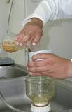 separación de agua con aceite