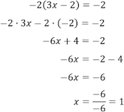 ecuaciones con su resultado
