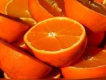 ¿Cómo se describe una naranja?