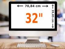 ¿Cuánto mide una pantalla de 27 pulgadas?