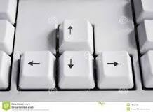 ¿Dónde están las flechas en el teclado?