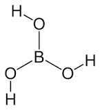 ¿Qué tipo de sustancia es el ácido bórico?