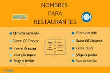 Nombrar tu Restaurante en Inglés - 3 - marzo 1, 2023