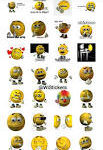 Amarillo Brillante: ¡Añade Alegría con Stickers Bola!