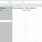 Moviendo Columnas en Excel