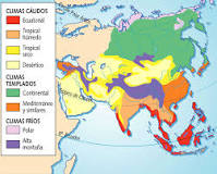 ¿Qué países de Asia tienen clima tropical?