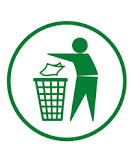 ¿Qué significa el símbolo de no tirar basura?