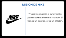 ¿Cuáles son los valores de Nike?