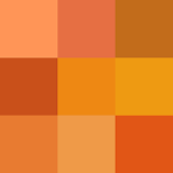 ¿Qué color se forma con el amarillo y naranja?