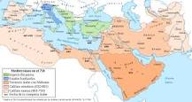 linea del tiempo de el islam y la expansión musulmana