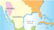 mapa de areas culturales de mexico