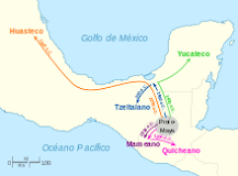 mapa de los mayas
