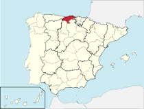 provincia situada al oeste de cantabria