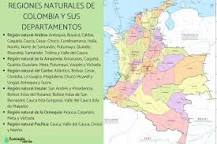 ¿Cuál es el mapa de regiones naturales?