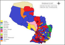 ¿Cuáles son los 6 distritos de Asunción?